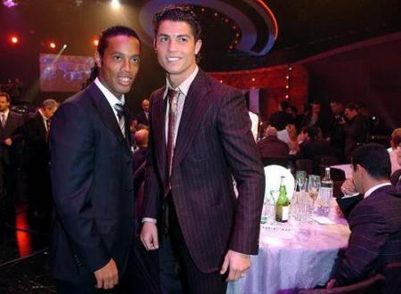 cristiano ronaldo and ronaldinho